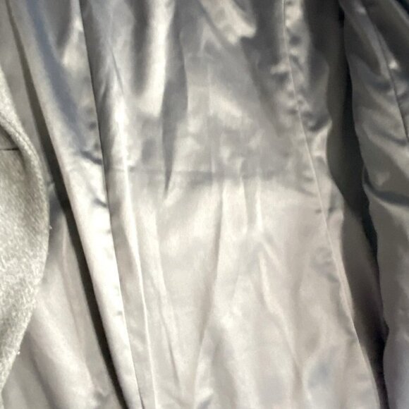 1 Madison Luxe Outerwear Grey Wool Blend Long Overcoat XL - Picture 11 of 12